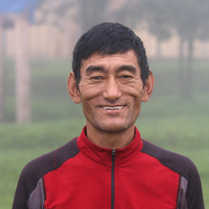 A portrait of trekking guide Ang Babu Sherpa