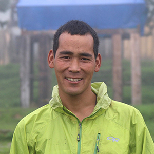 A portrait of trekking guide Pasang Sherpa